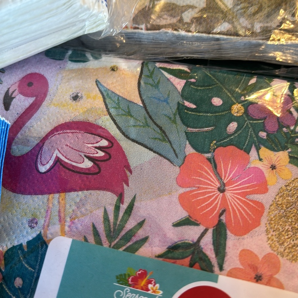 200+ Floral Fruit Sardine Lemon Fish Patterned Napkins paper crafts decoupage - Picture 4 of 7